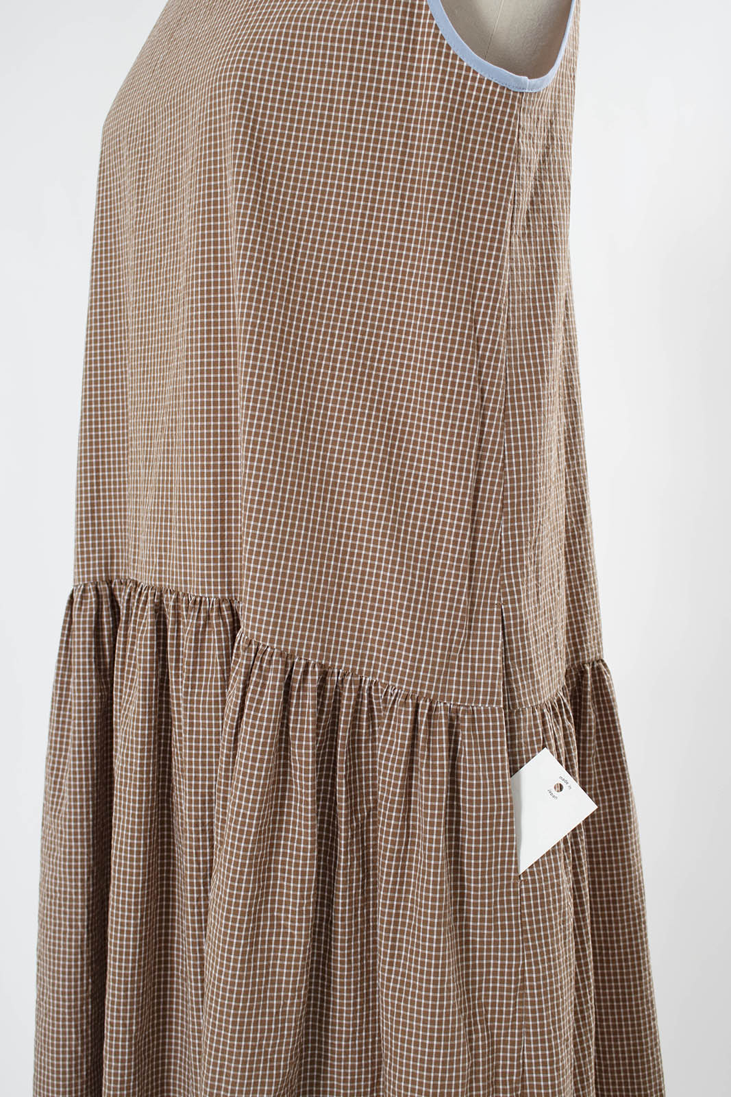 新品　yori コットンチェックワンピース　38 コットンチェックワンピース | all item| yori