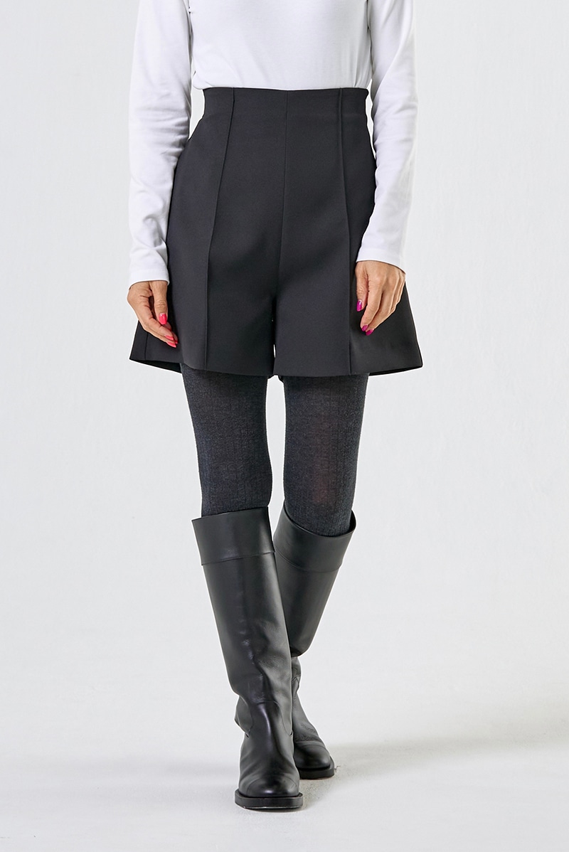 yori トリプルクロスショートパンツ 黒36 トリプルクロスショートパンツ | all item| yori