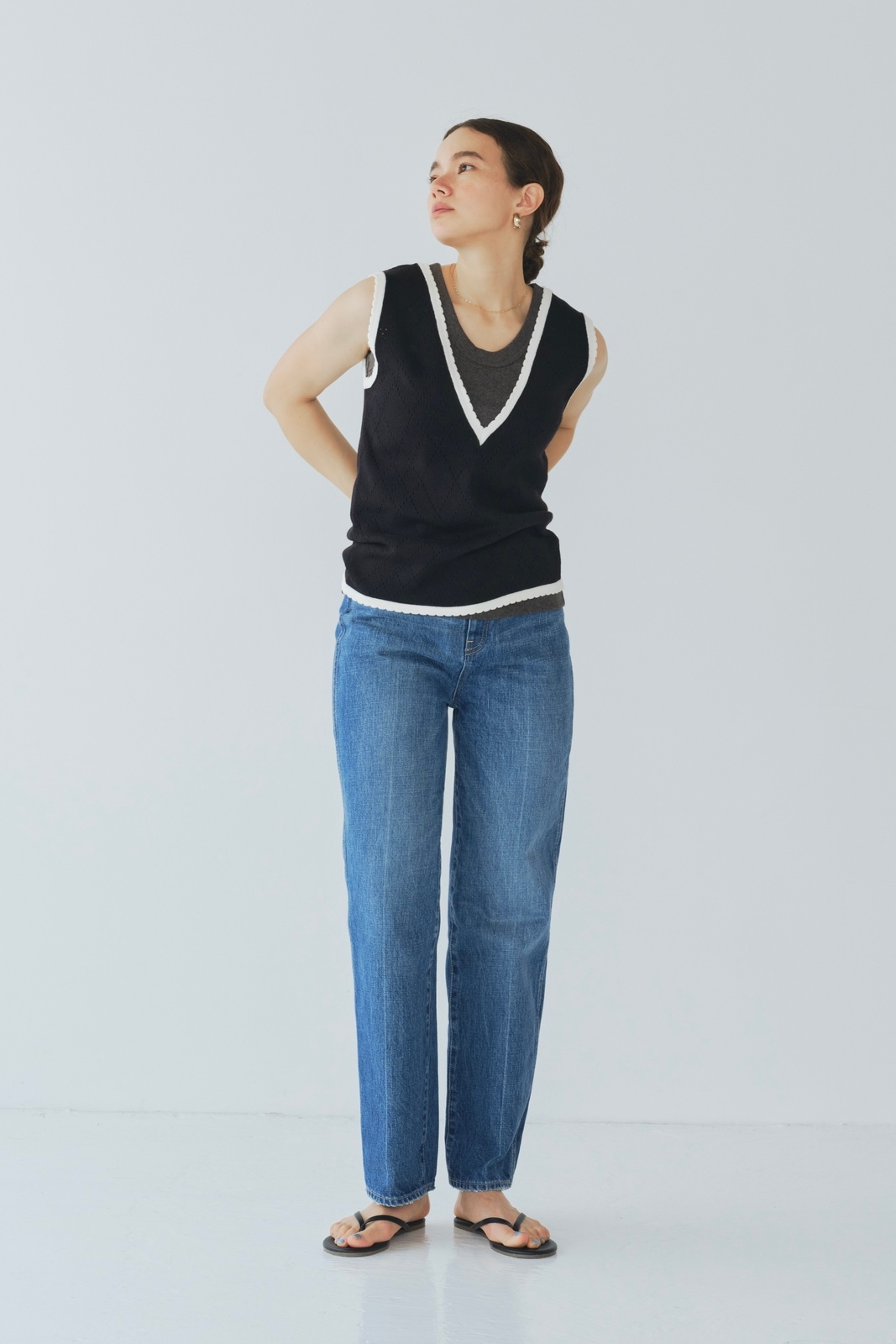 Vネックニットミニジレ【2025SM】 | all item| yori
