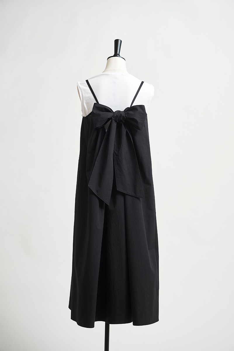 yori バックリボンキャミドレス ブラック - 17，000円 | thebratshack.com 