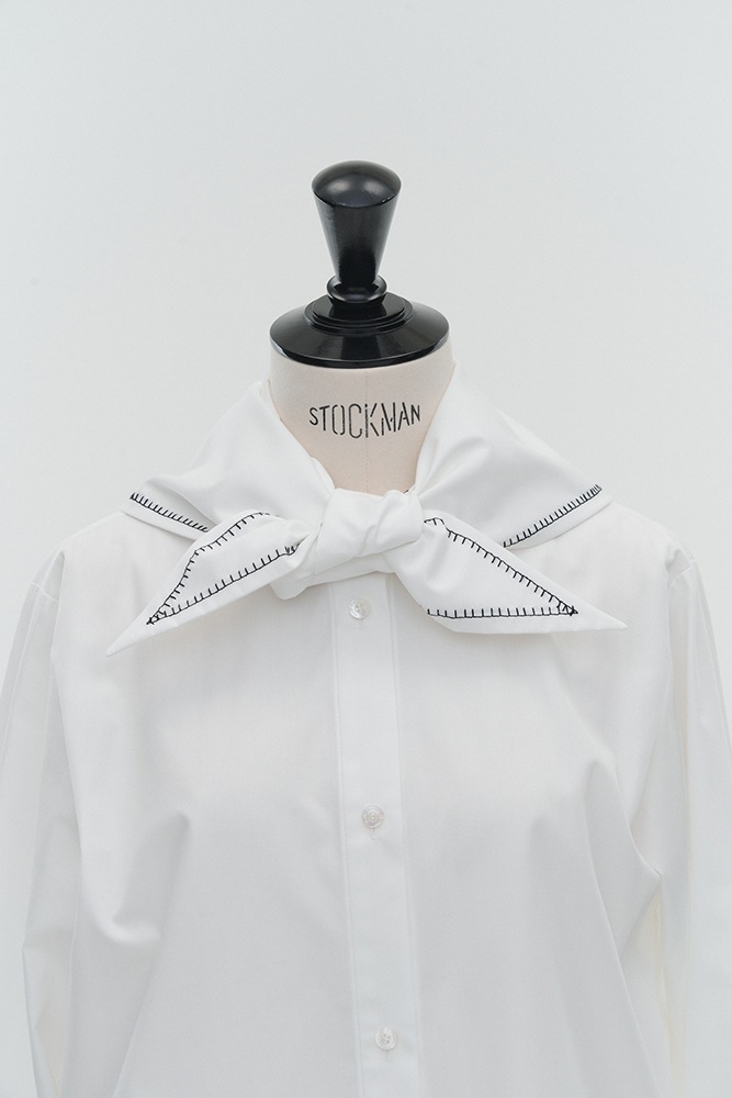 未使用　　yori セーラーリボンシャツ popupshop】セーラーリボンシャツ【会場お渡し】 | 3/28popupshop