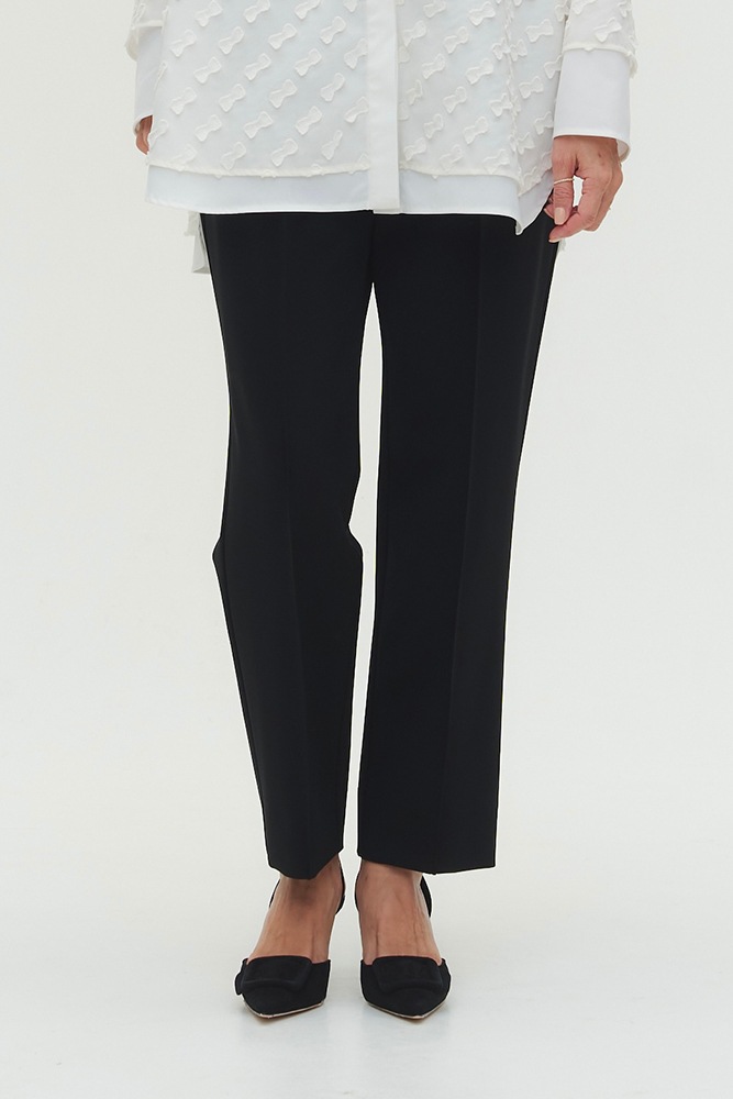 shirocon カメリアストレッチドレスパンツ