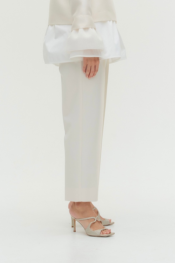 shirocon カメリアストレッチドレスパンツ