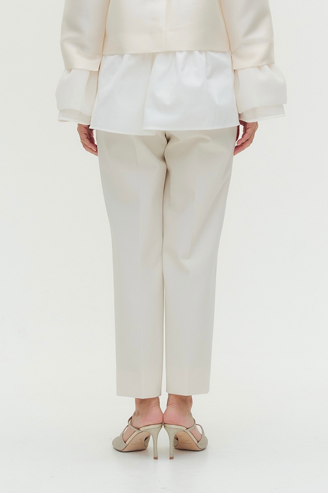 shirocon カメリアストレッチドレスパンツ