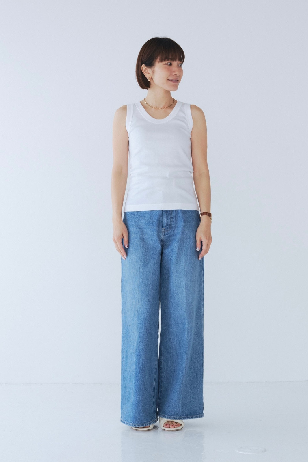 Uネックコットンタンクトップ【2025SM】7/7pm21:00～発売 | 7