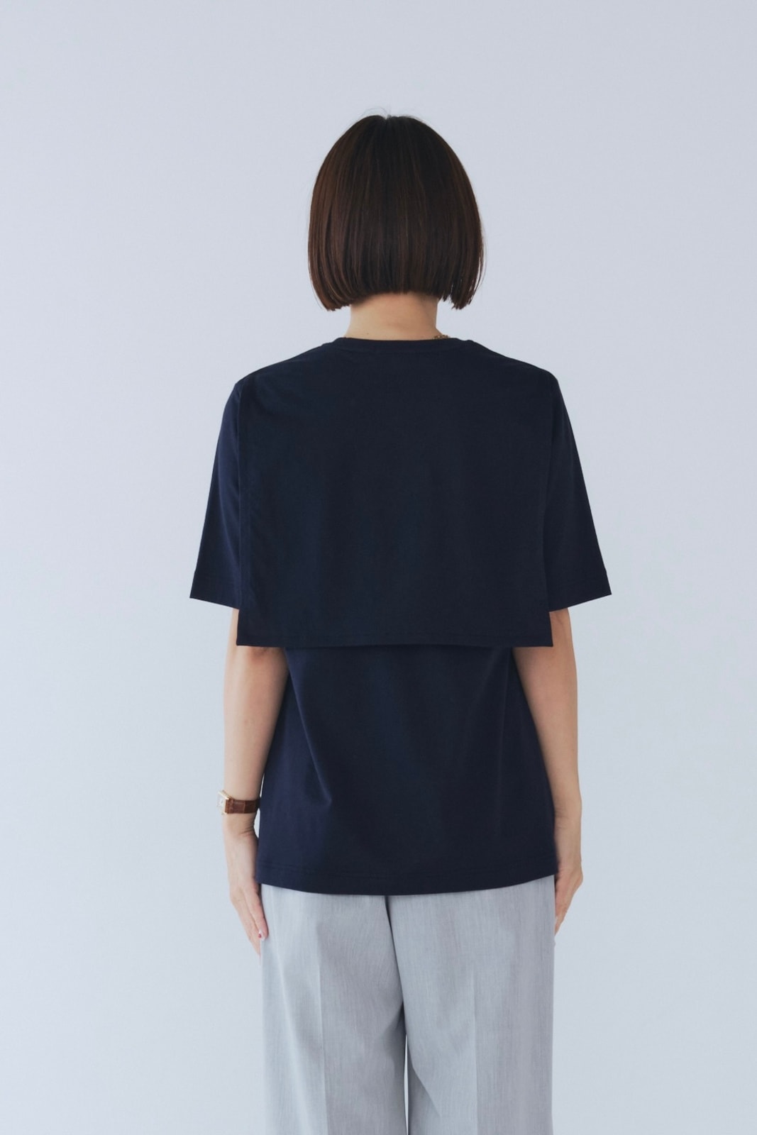 スリーブ カットソー yori rosymonster seven ten ポケットセーラーカラーTee | all item| yori