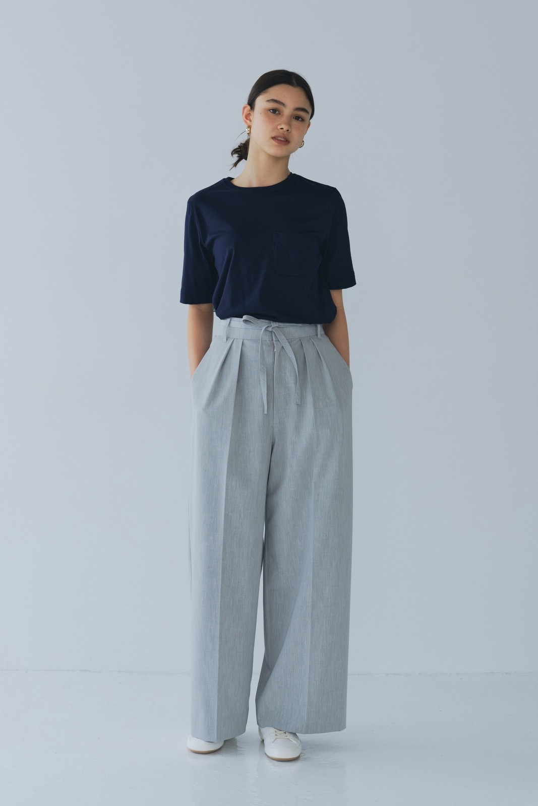 高価値セリー ポケットセーラーカラーTee | yori item| all トップス