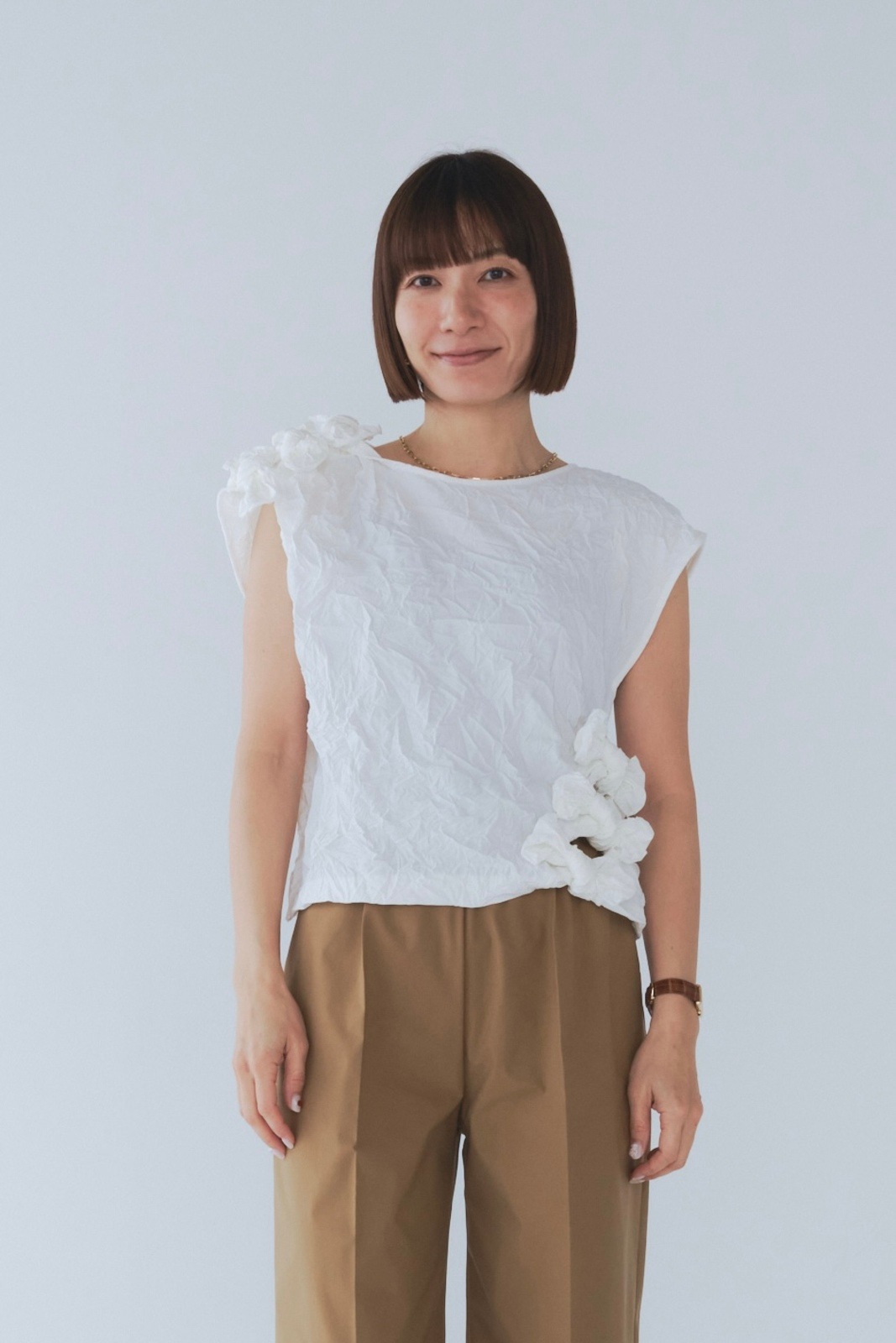 yori リボンワッシャーブラウス【2025SM】 リボンワッシャーブラウス【2025SM】 | all item| yori