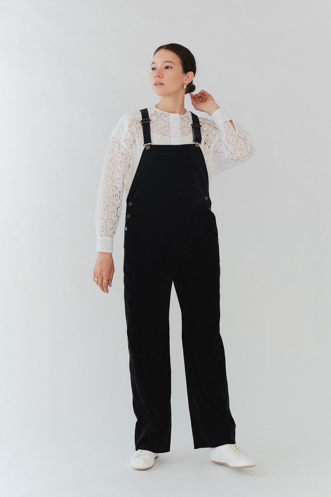 【新品　未使用】　yori フロッキーレースシャツ　2025AW フロッキーレースシャツ【2025AW】 | all item| yori