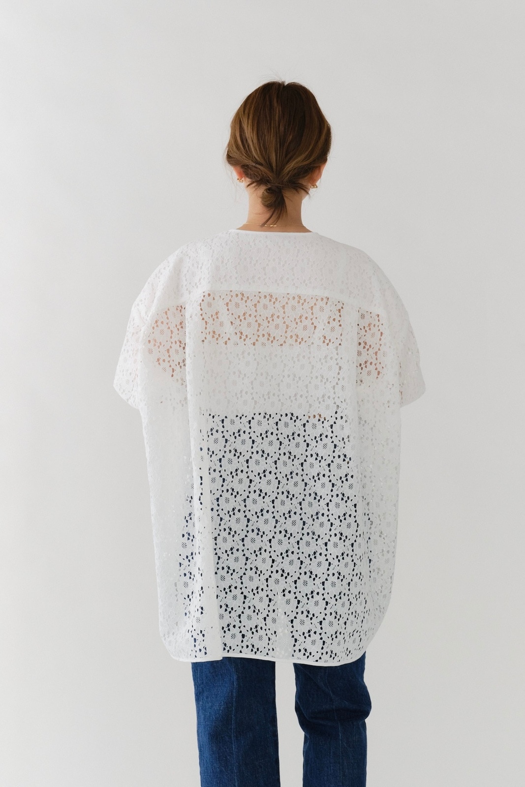 yori フロッキーレースシャツ　ヨリ フロッキーレースシャツ【2025AW】 | all item| yori