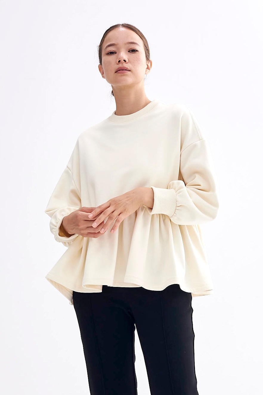 裏毛ヘムフリルプルオーバー | 2/19pm12：00～販売| yori