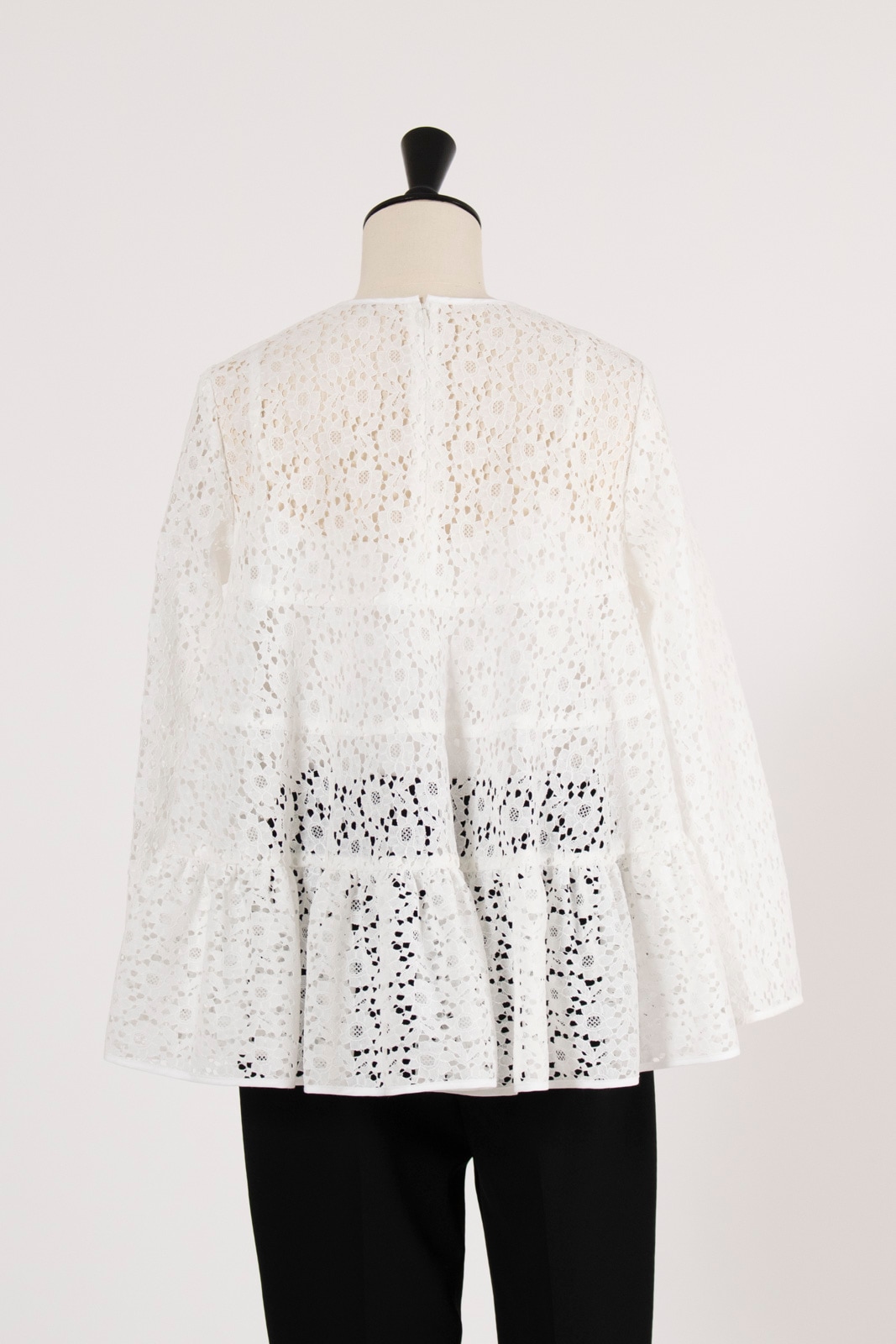 yori フロッキーレースシャツ【2025AW】 フロッキーレースシャツ【2025AW】 | all item| yori