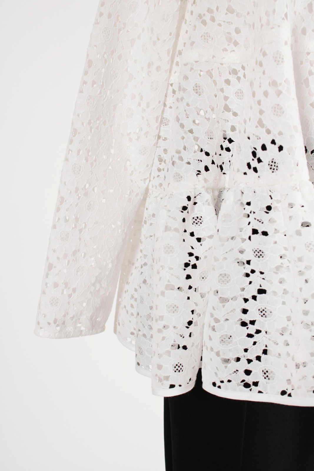 フロッキーレースティアードブラウス【2025AW】