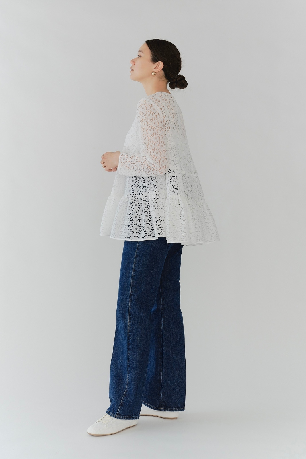フロッキーレースティアードブラウス【2025AW】 | all item| yori