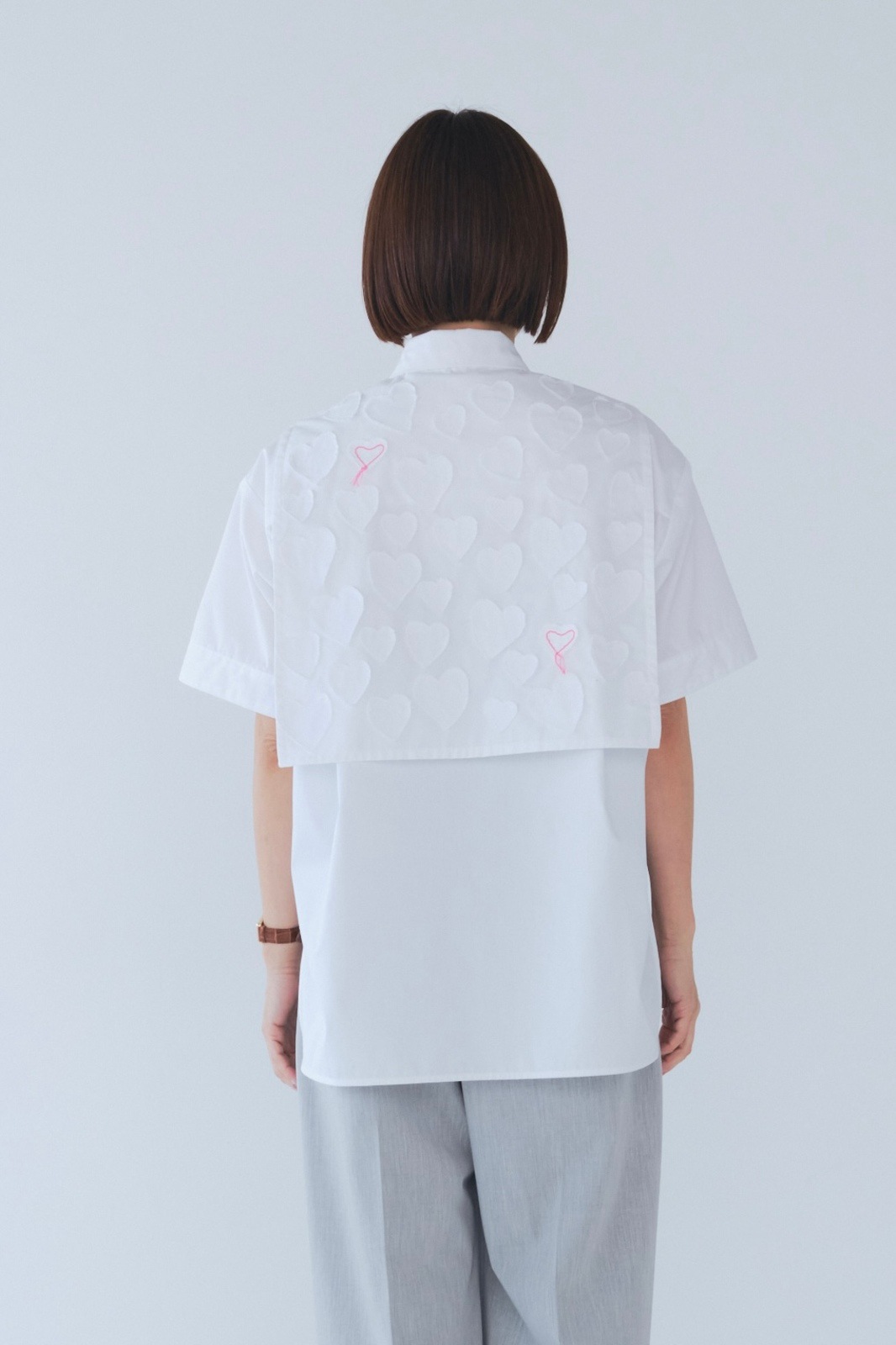 yori shirocon セーラーリボンシャツ yori shirocon curlyオーバーシャツ【2025SM】 | 2025 SM Collection