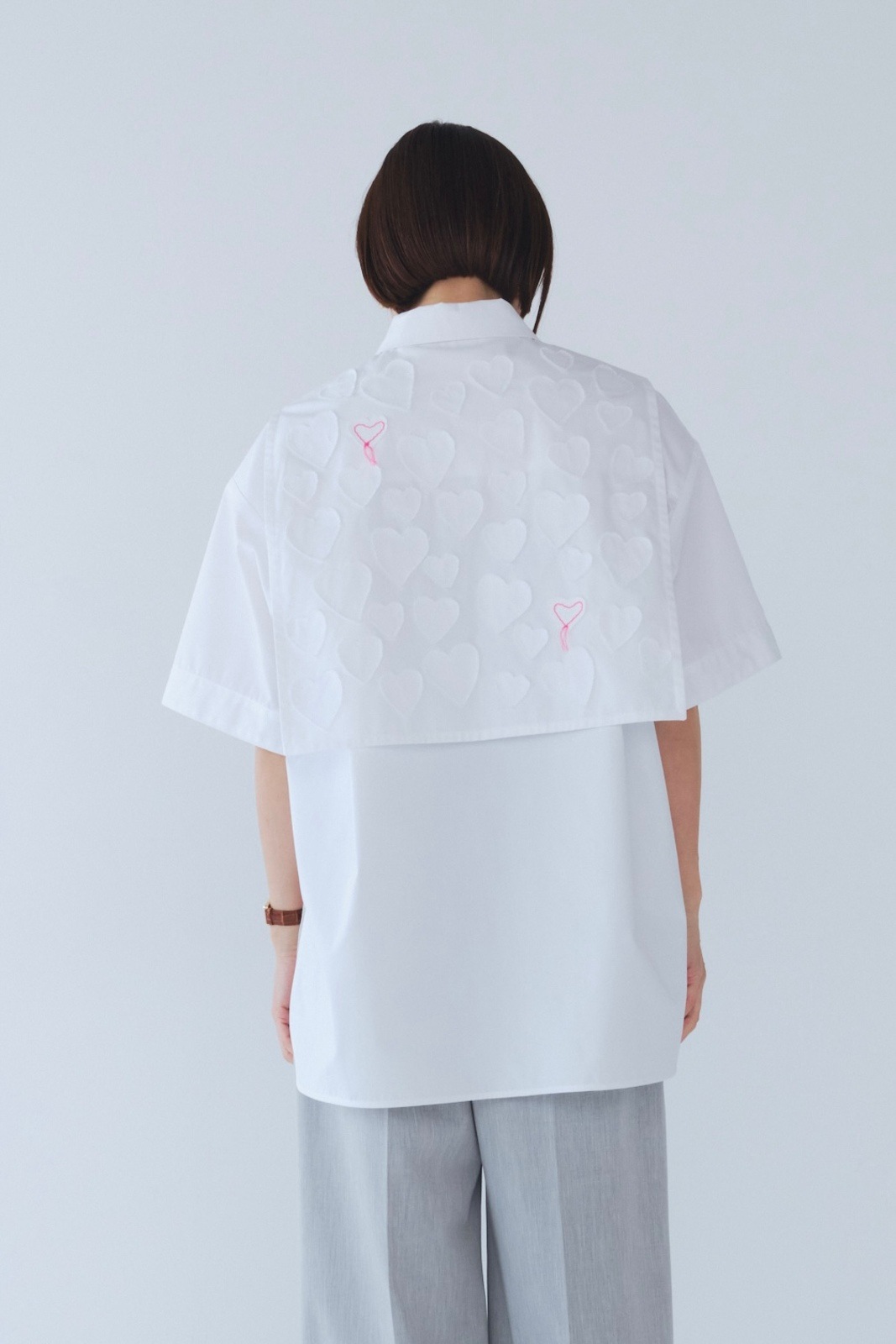 yori ムネポケットフリルシャツジャケット yori
