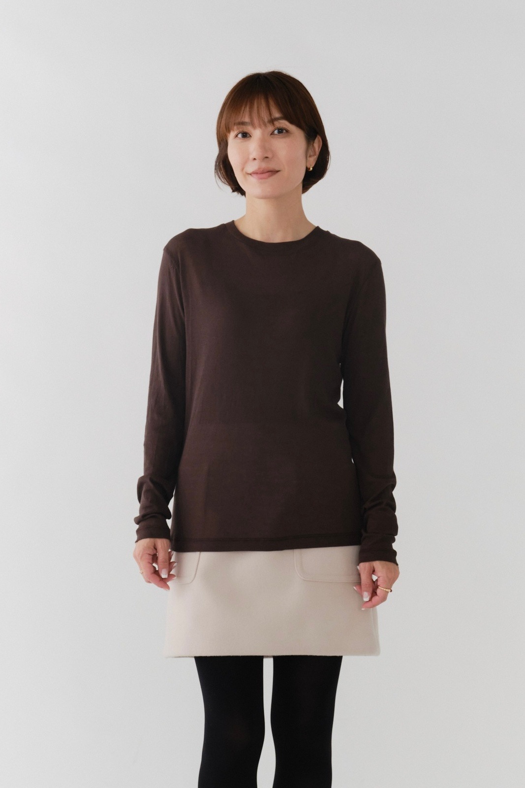 yoriコットンシアーロンTee コットンシアーロンTee【2025AW】 | all item| yori