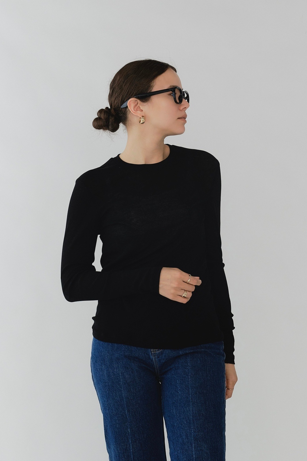 yori コットンシアーロンTee サックス　36 会場限定カラー 2025AW コットンシアーロンTee【2025AW】 | all item| yori