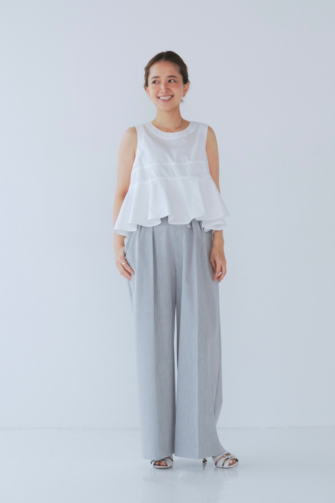 shirocon コットンダブルタックワイドパンツ【2025SP】 | 2025