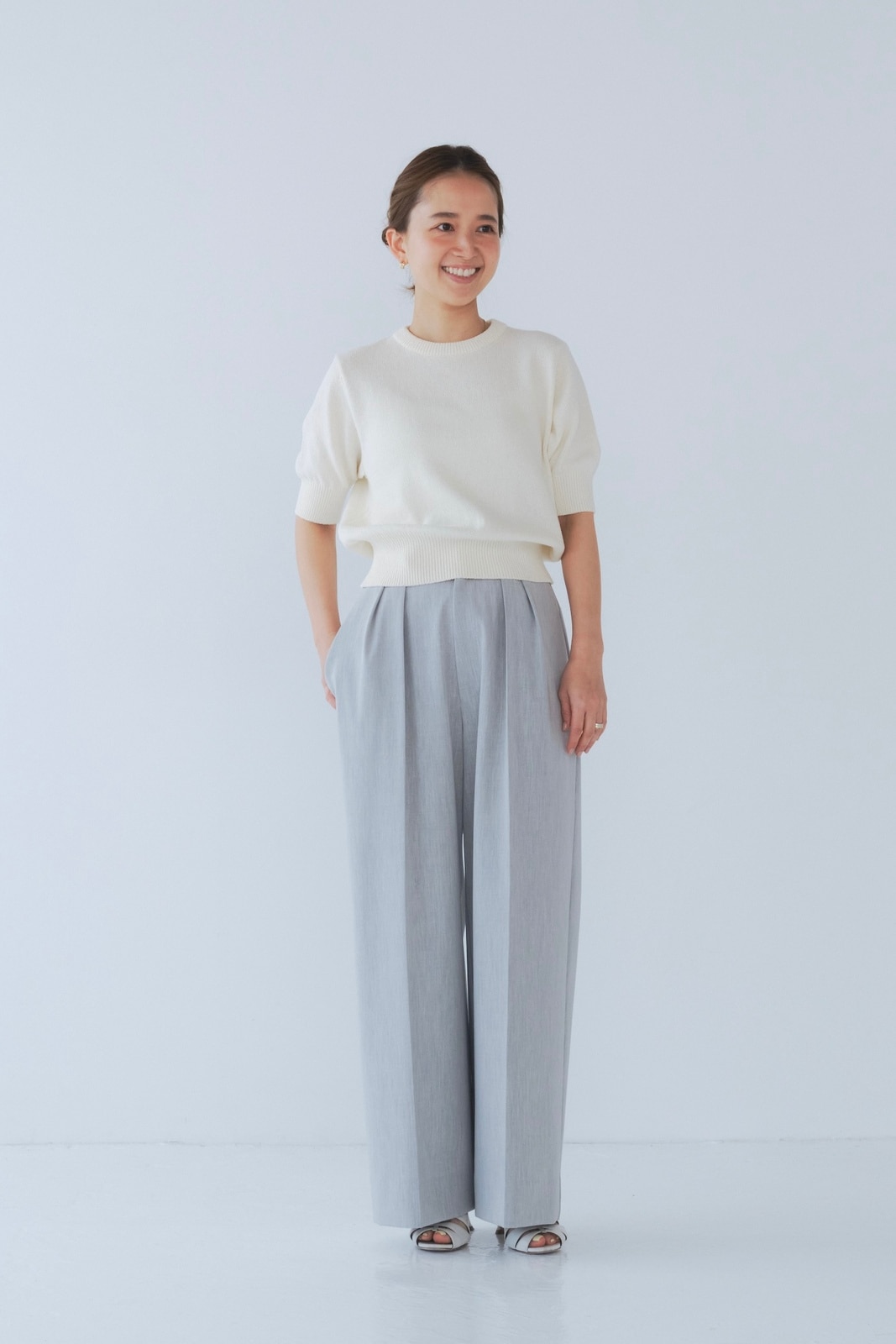 yori ウエストリボンワイドサロペット36 撥水加工 yori ウエストリボンワイドサロペット36 撥水加工 - メルカリ