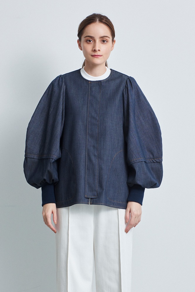 専用です。yori デニム バルーンスリーブジャケット 38 専用です。yori デニム バルーンスリーブジャケット 38 yori