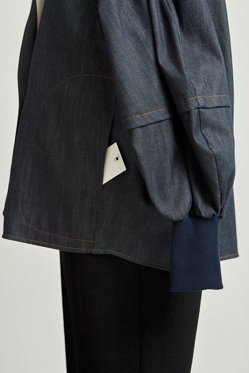 バルーンデニムブルゾン　yori バルーンデニムブルゾン | all item| yori