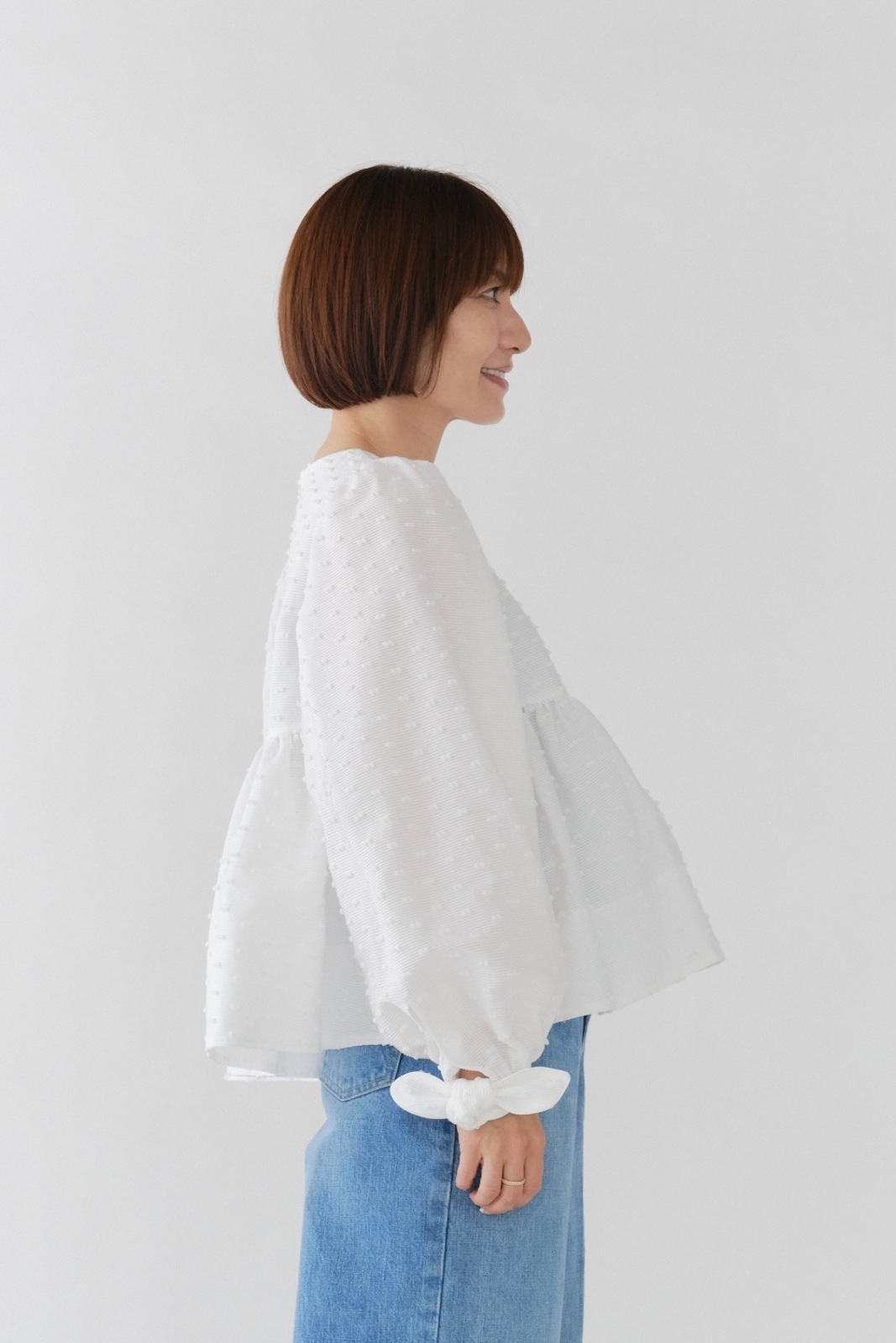 10月上旬発売予定 スノージャガードギャザーブラウス【2025AW