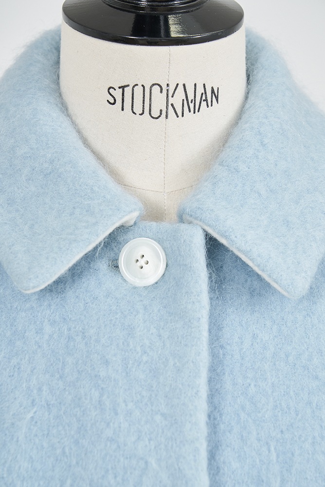 ステンカラーシャギーコート【2024AW】