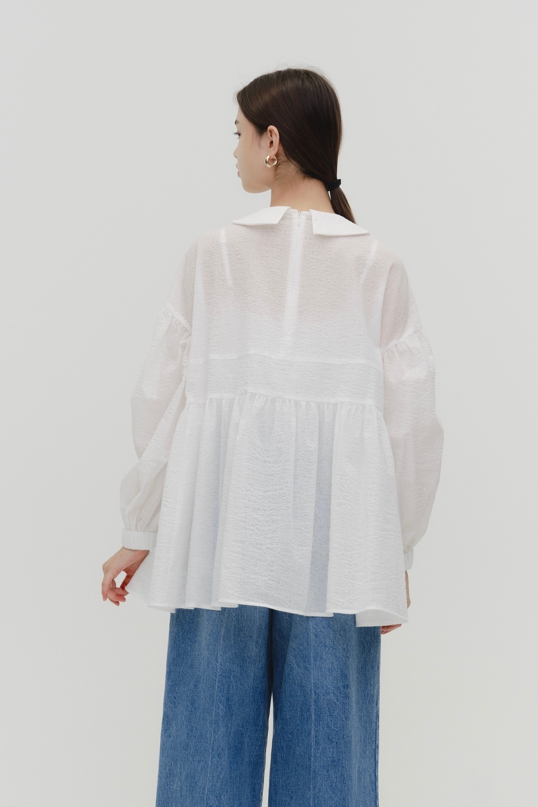 popupshop】フラットカラーシアーブラウス【会場お渡し】 | 3