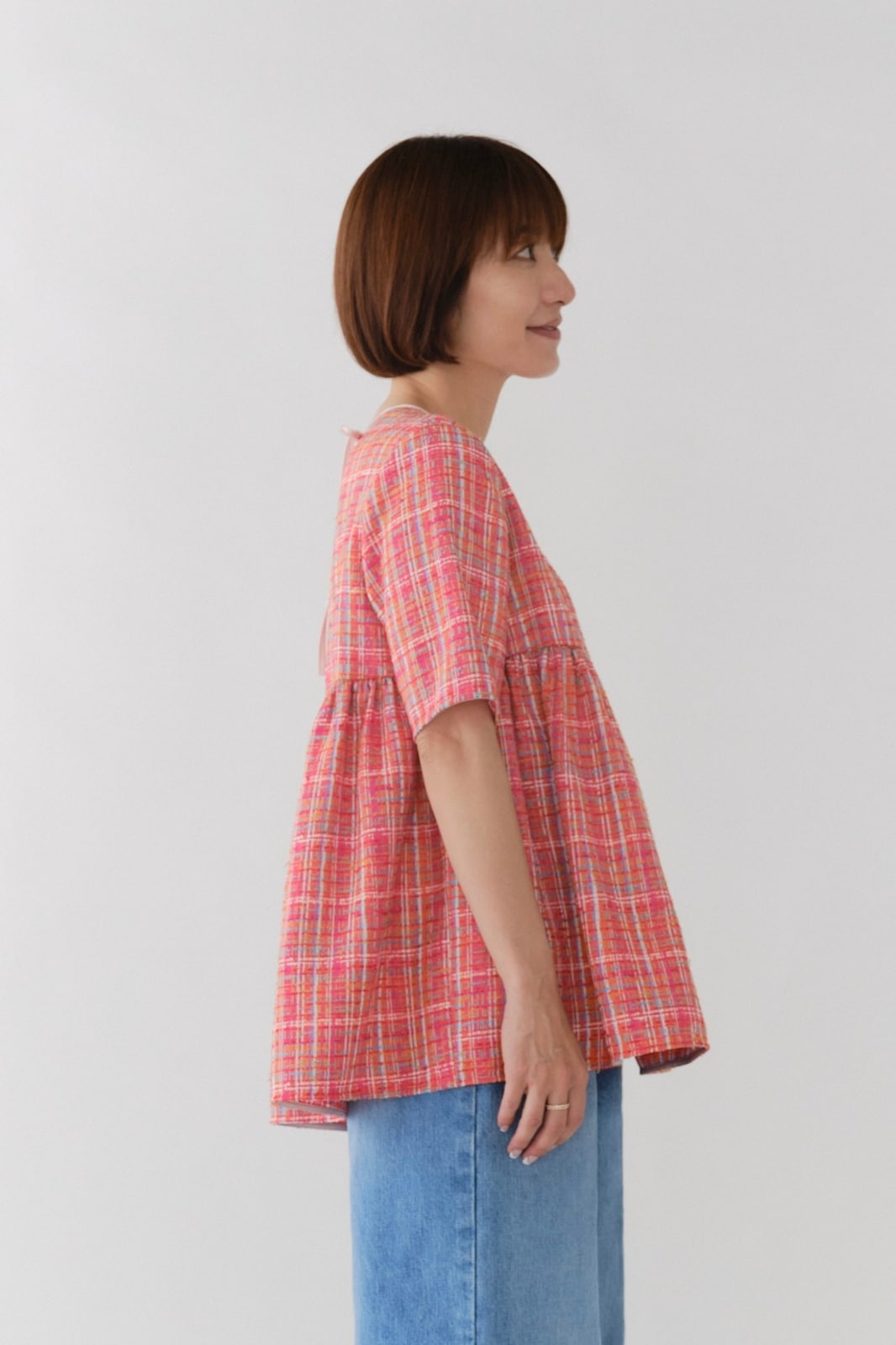 yori チェックジレ イッピーチェックツイードジレ | all item| yori