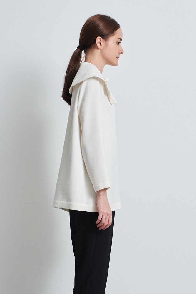 美品 yori ヨリ スプリングツイードライクブラウス グレー yori ヨリ スプリング ツイードライクブラウス グレー38