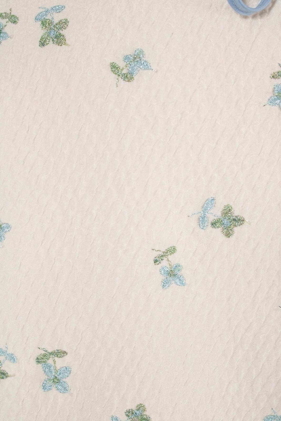 フクレ刺繍シンプルブラウス【2025AW】