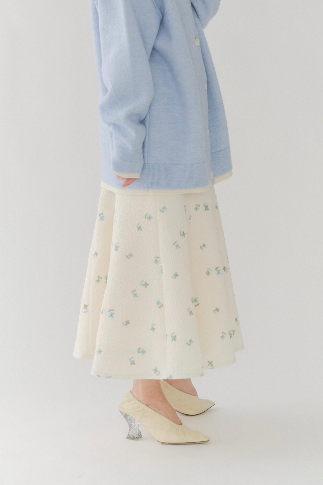 フクレ刺繍フレアスカート【2025AW】 | all item| yori