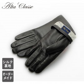 AltaClasseCAPRIGUANTI メンズ オーダーメイド革手袋 シルク裏地
