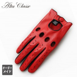AltaClasseCAPRIGUANTI メンズ オーダーメイド ドライビンググローブ 裏地なし