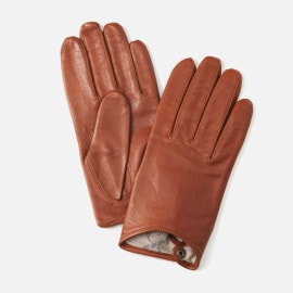 AltaClasseCAPRIGUANTI メンズ 革手袋 ブラウン