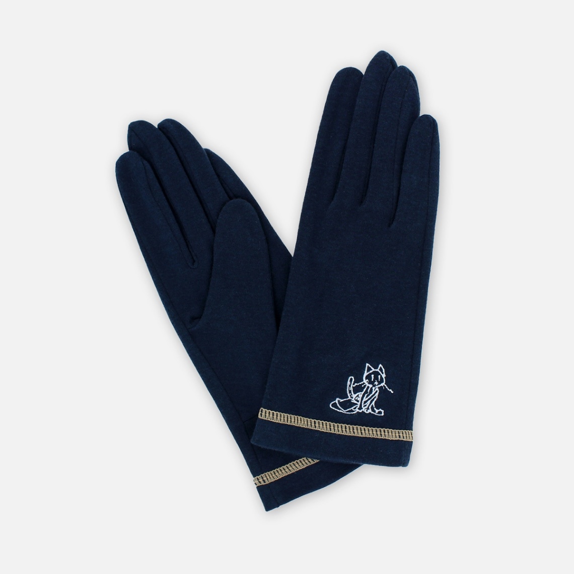BLUE LABEL ベージュ リボン付き 手袋 BLUE LABEL / BLACK LABEL CRESTBRIDGE｜リボンレザーミニ