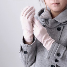 LAURA ASHLEY レディース ジャージ手袋