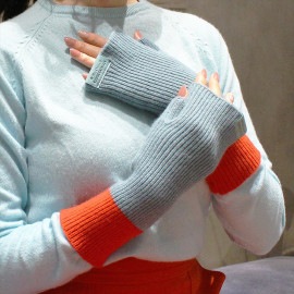 AltaClasseCAPRIGUANTI レディース カシミアニット手袋