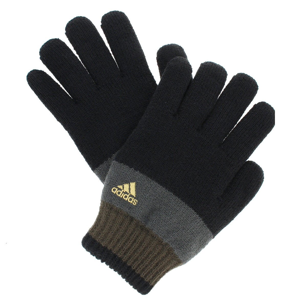 アディダス 人気ブランド メンズ ニット手袋 裏地付き 五本指 二重軍手 ロゴ刺繍 あったかニット 日本製 スポーツ サッカー 野球 秋冬 防寒 手袋 アディダス メンズ ヨークスオンライン本店 手袋と服飾雑貨の専門店