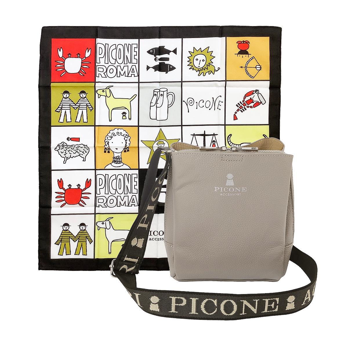 PICONE ACCESSORI スカーフ付きショルダーバッグ | 新商品 | ヨークス