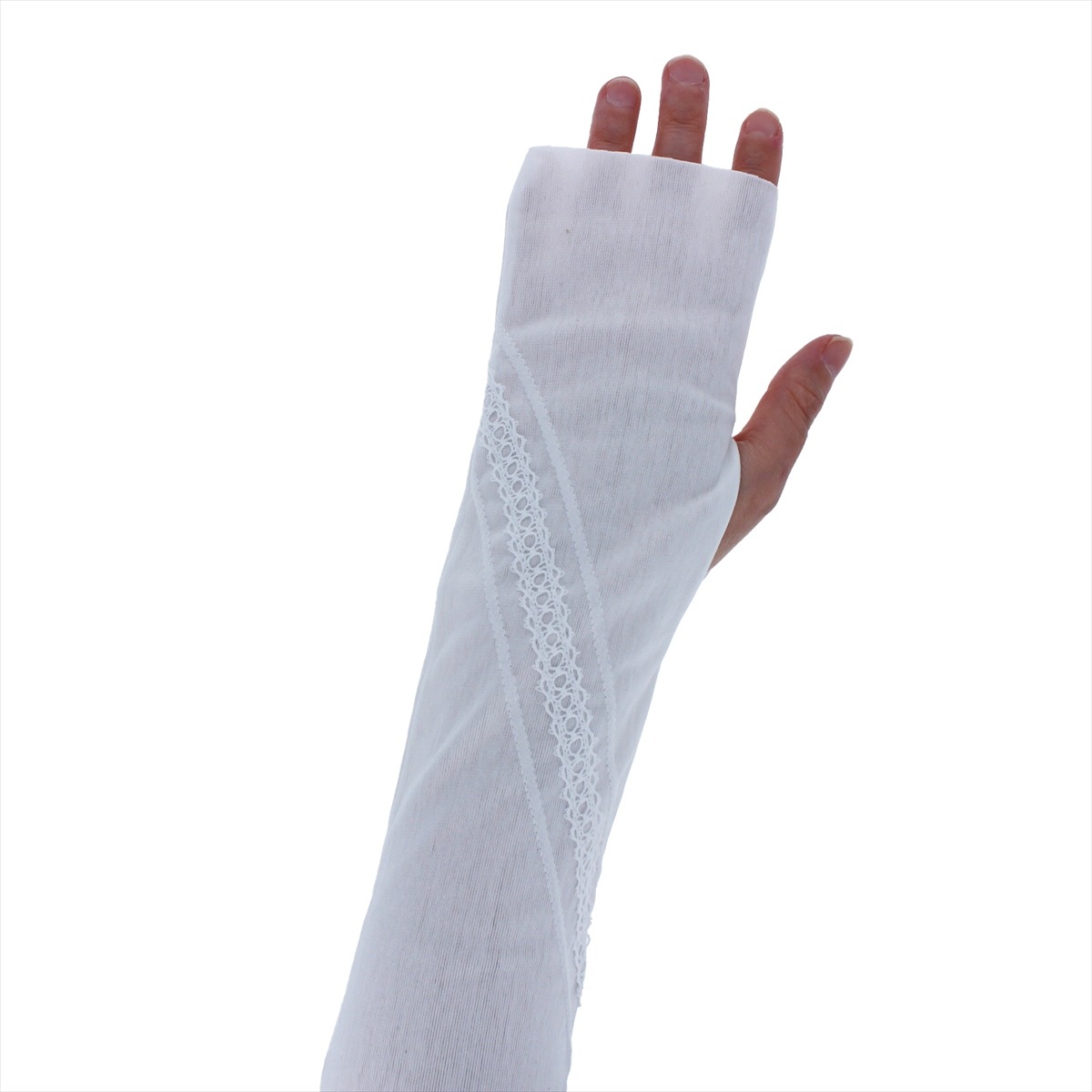 新品未使用YURI PARK 指先オープン アームカバー 手袋　グレー 楽天市場】プラチナクール アームカバー 手袋タイプ 内側