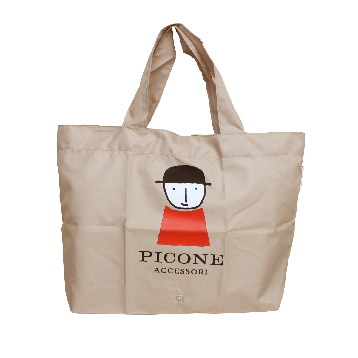 PICONE ACCESSORIES エコバッグ ベージュ PICONE ACCESSORIES エコバッグ ベージュ