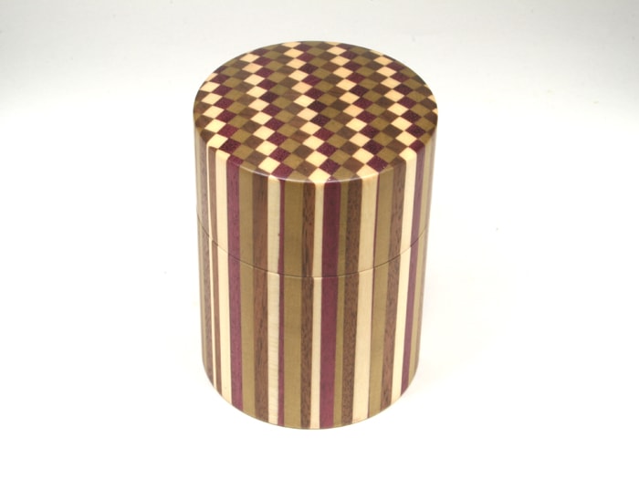 寄木 ムク茶筒 | 茶托・茶筒 | 寄木細工専門店 箱根丸山物産