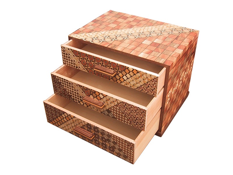3ツ引き出し | 小引き出し | 寄木細工専門店 箱根丸山物産