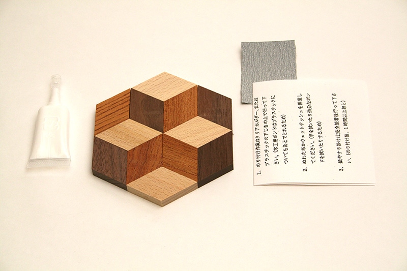 寄木細工 工作キット（3色）4個セット | 寄木細工 工作キット