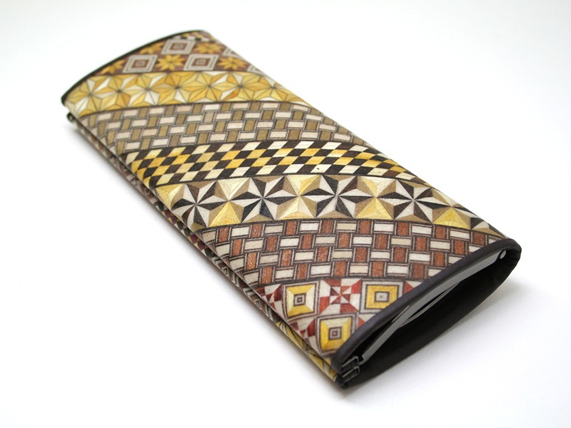 寄木細工の万華鏡(新品)大幅値下げ済 寄木文庫 8寸 小寄木 | 小物入れ・文庫 | 寄木細工専門店 箱根