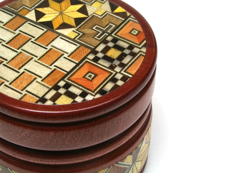 寄木丸小物入れ | 小物入れ・文庫 | 寄木細工専門店 箱根丸山物産