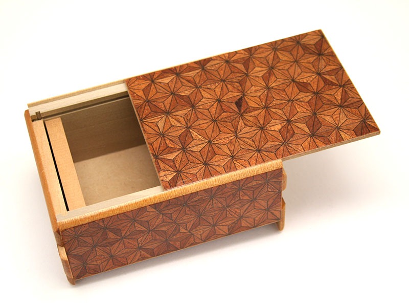 秘密箱10回仕掛け 赤麻 | 秘密箱 | 寄木細工専門店 箱根丸山物産