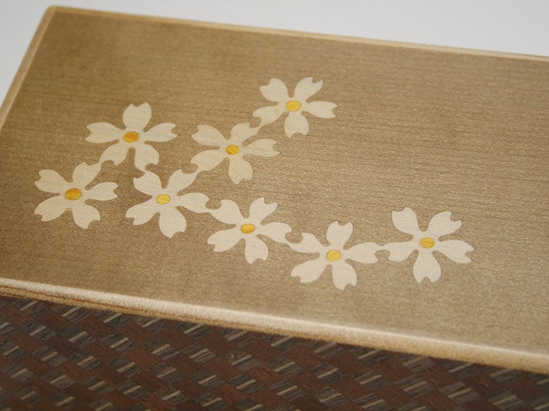 秘密箱10回仕掛け 雷富士と桜 | 秘密箱 | 寄木細工専門店 箱根丸山物産